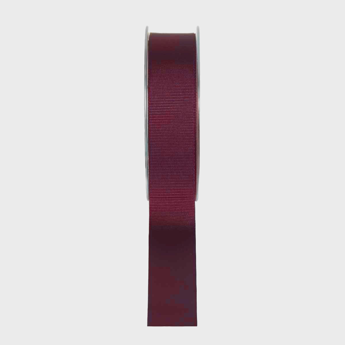 25mm Recycled grosgrain ribbon with a high-quality finish used as a decorative accent.