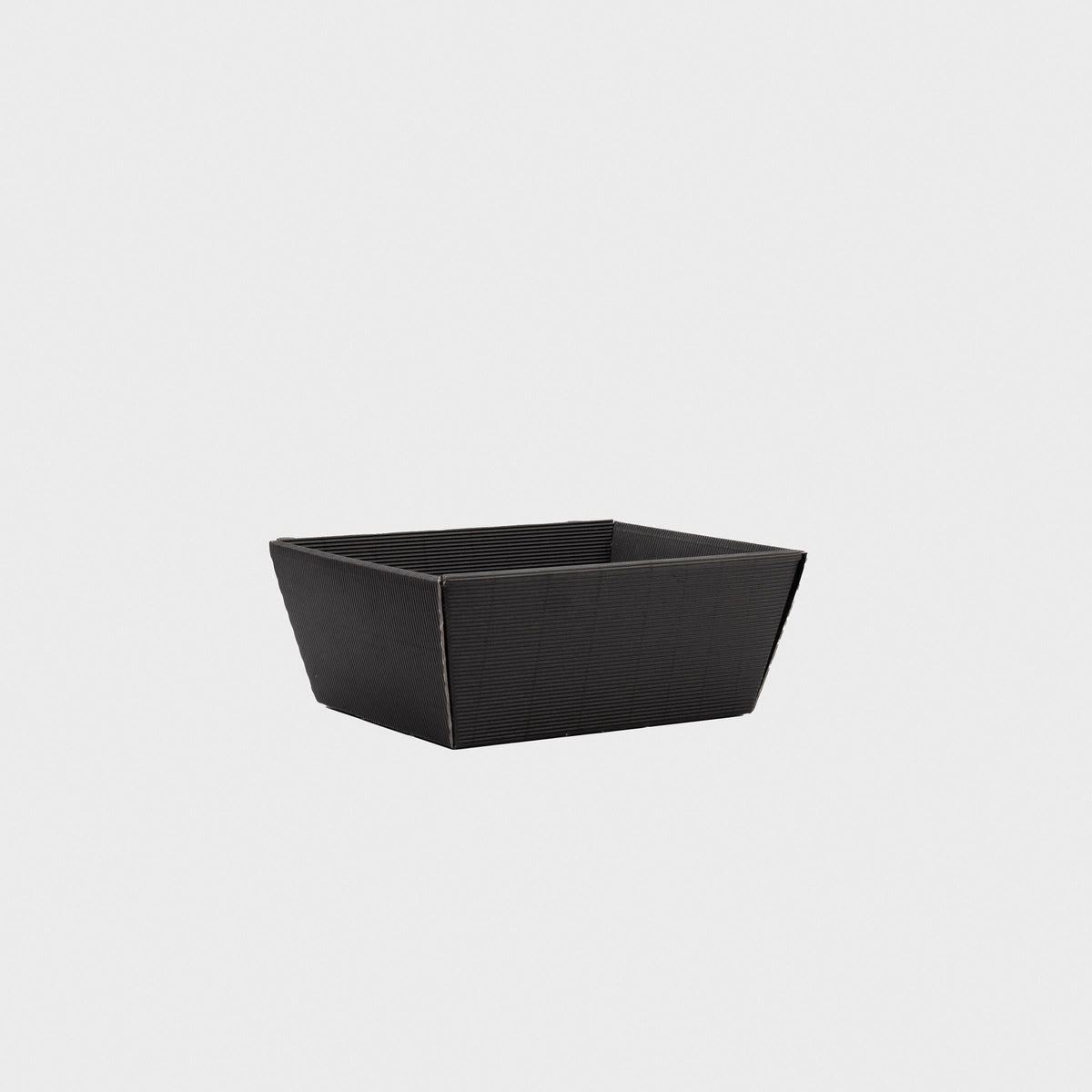 Small fluted card tray with structured, low-profile walls and open-top design.