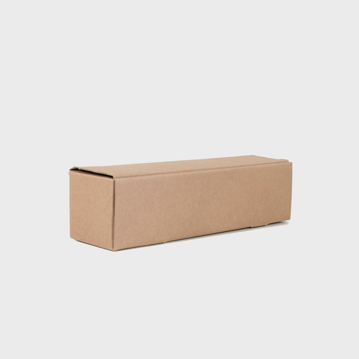 1 Bottle lay flat gift box from high-density rigid paperboard.