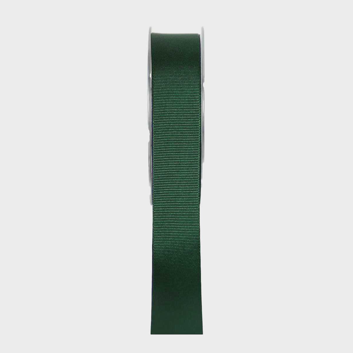 25mm Recycled grosgrain ribbon with a high-quality finish used as a decorative accent.
