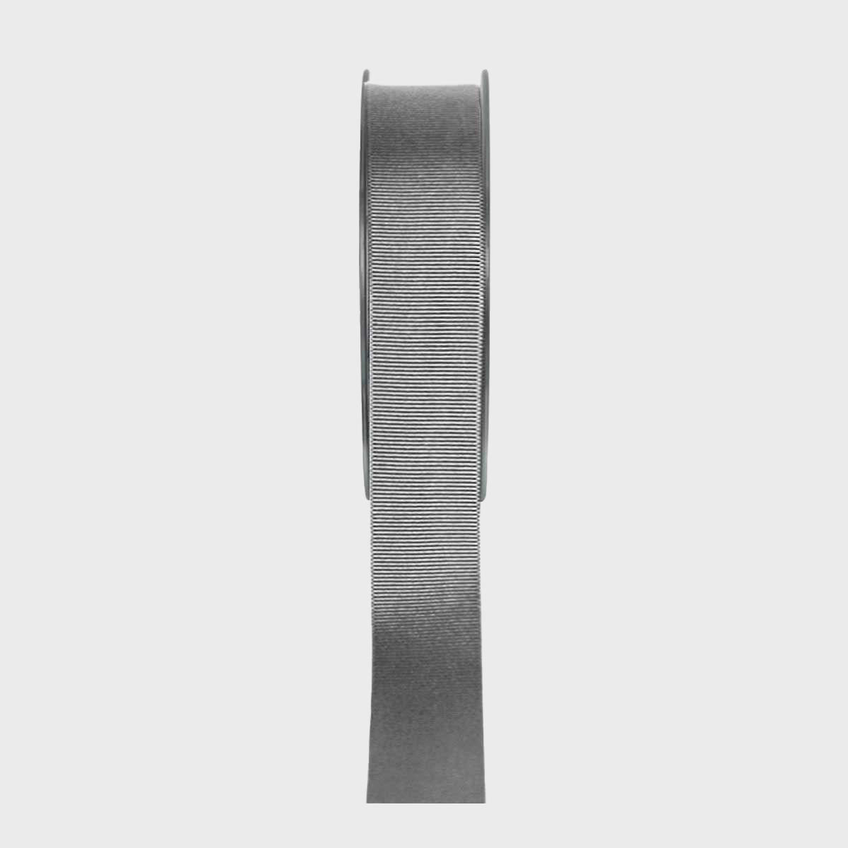 25mm Recycled grosgrain ribbon with a high-quality finish used as a decorative accent.