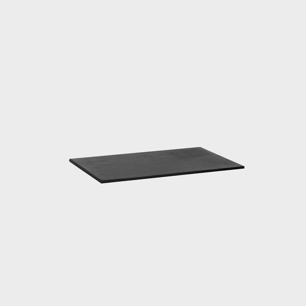 Slate effect melamine gastronorm serving board crafted from durable hardwood with natural grain detail.