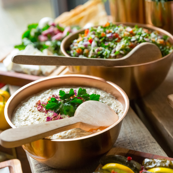 Food display and serving bowls