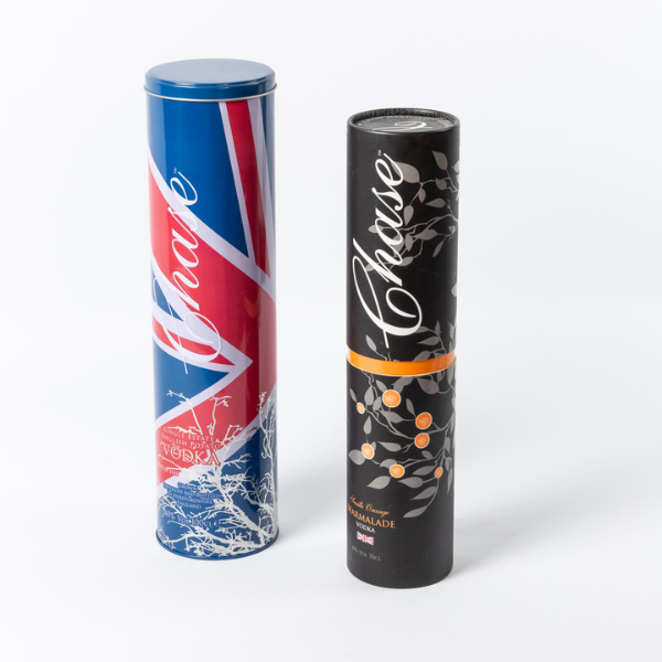 Branded tins for wines and spirits