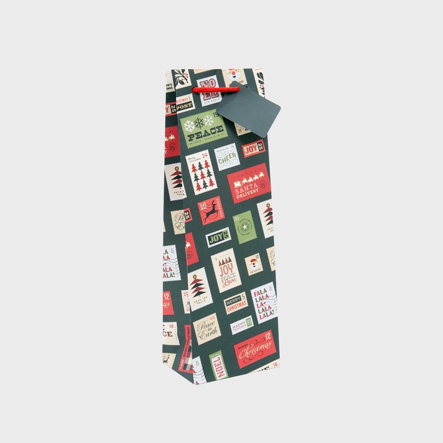 *DRAFT* 1 Bottle Christmas Stamp Gift Bag B24XST