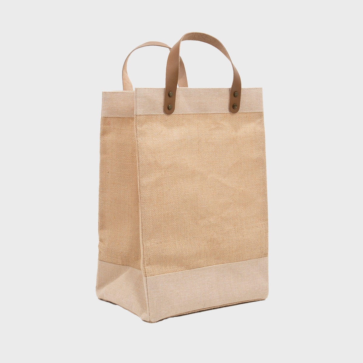 Tall Portrait Market Shopper Bag Natural (pk 5) JSLHNP