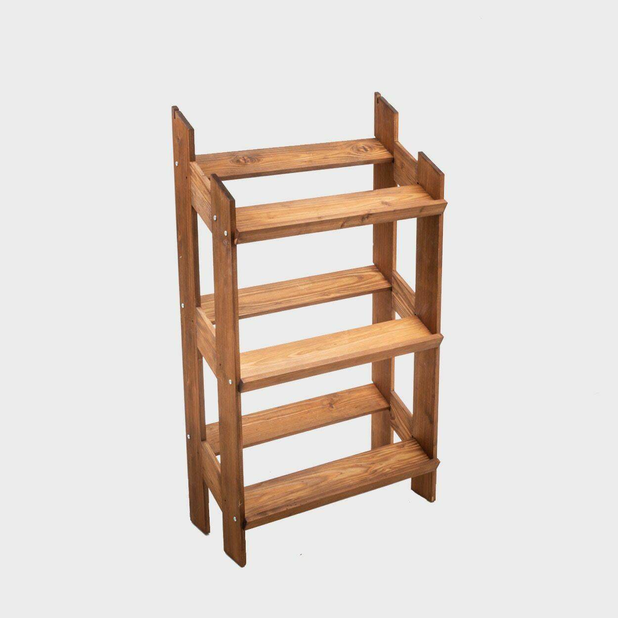 NorWood 3-Shelf Dark Wood Stand 820mm (pk 1) RN820