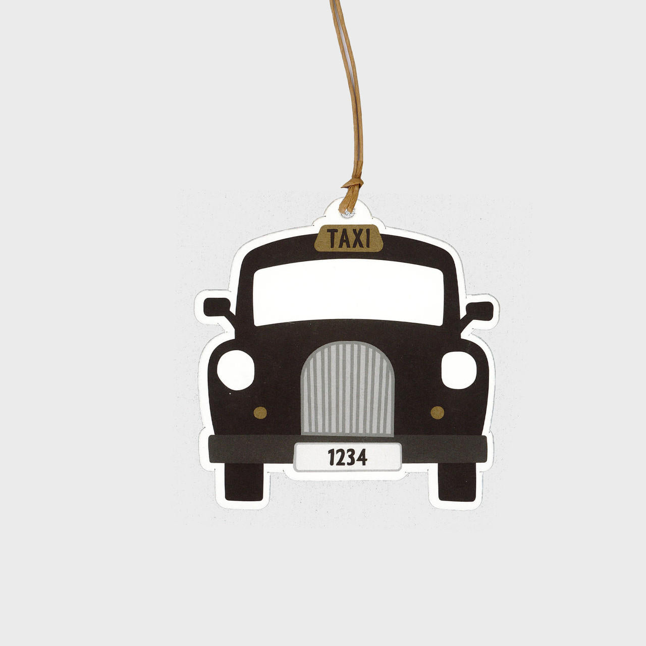 Black Taxi Cab Gift Tag - Retail Packs of 25 TGCAB