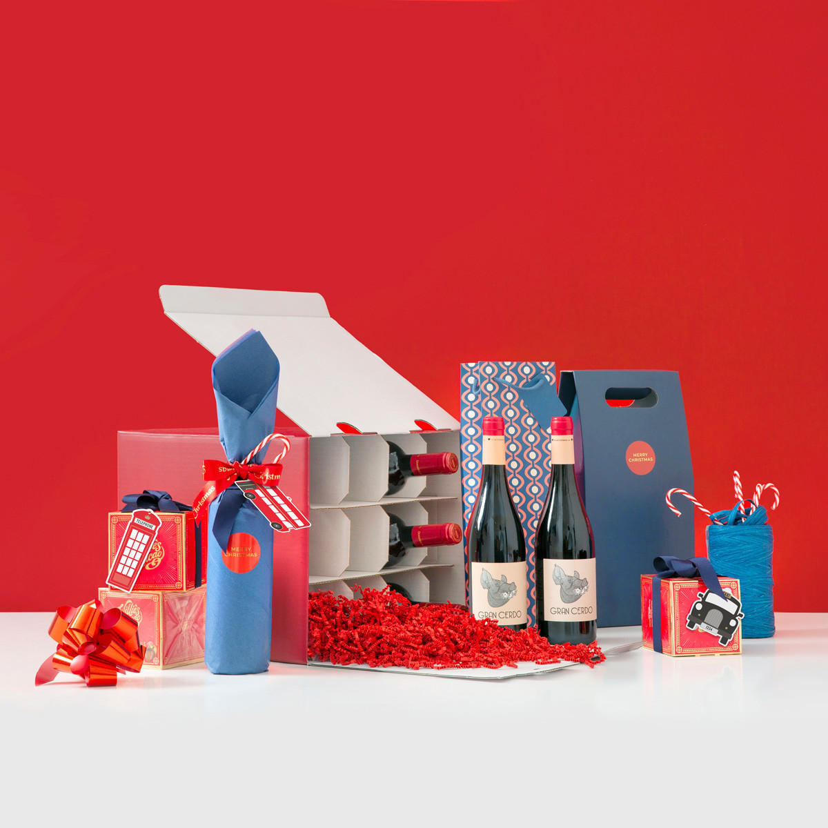 Red Telephone Booth Gift Tag - Retail Packs of 25 TGTEL