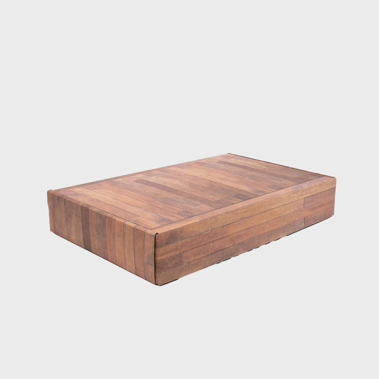 Flat 6 Bottle Wood Effect Front Opening Gift Box (pk 10) WECV6