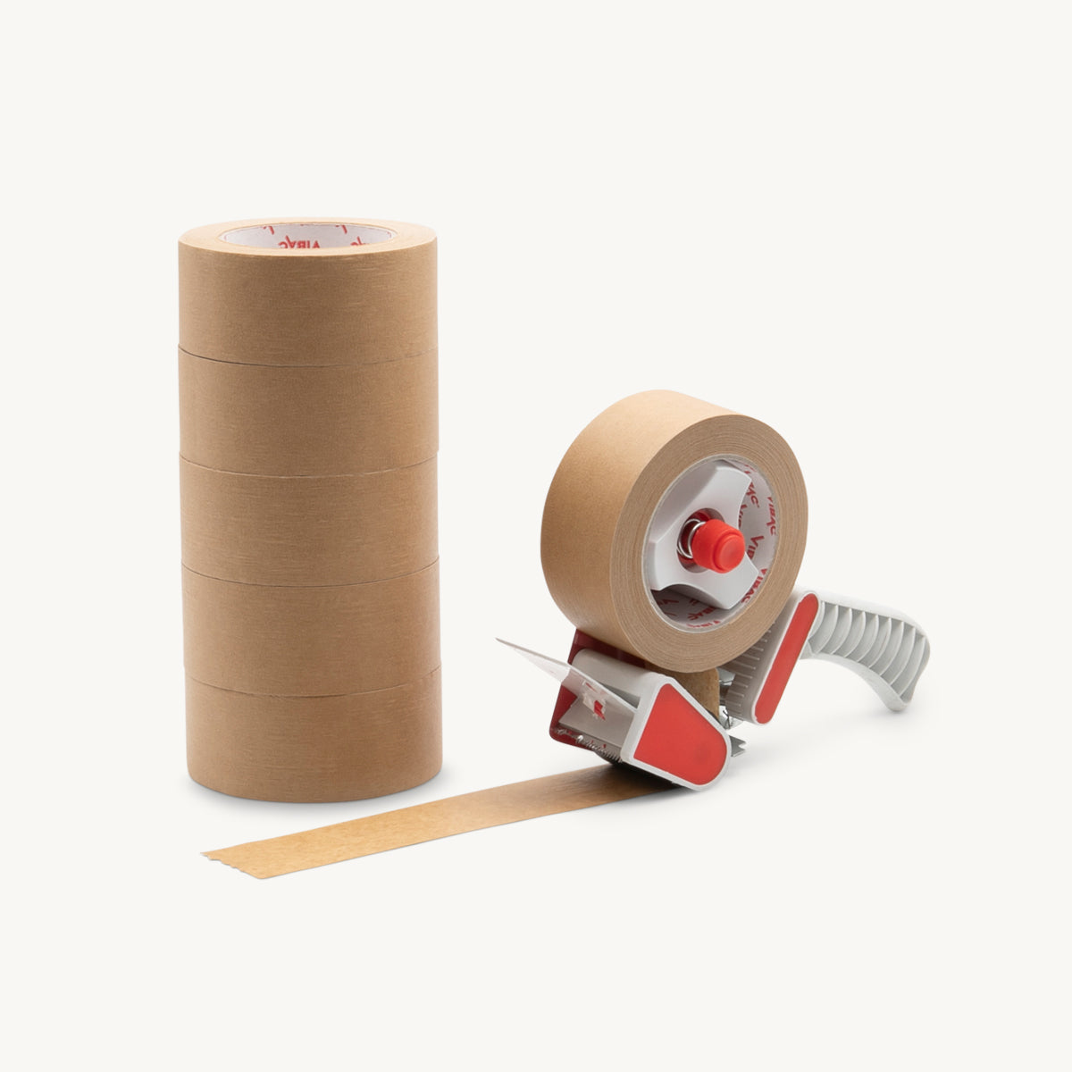 Kraft paper tape 50m with a high-quality finish used as a decorative accent.