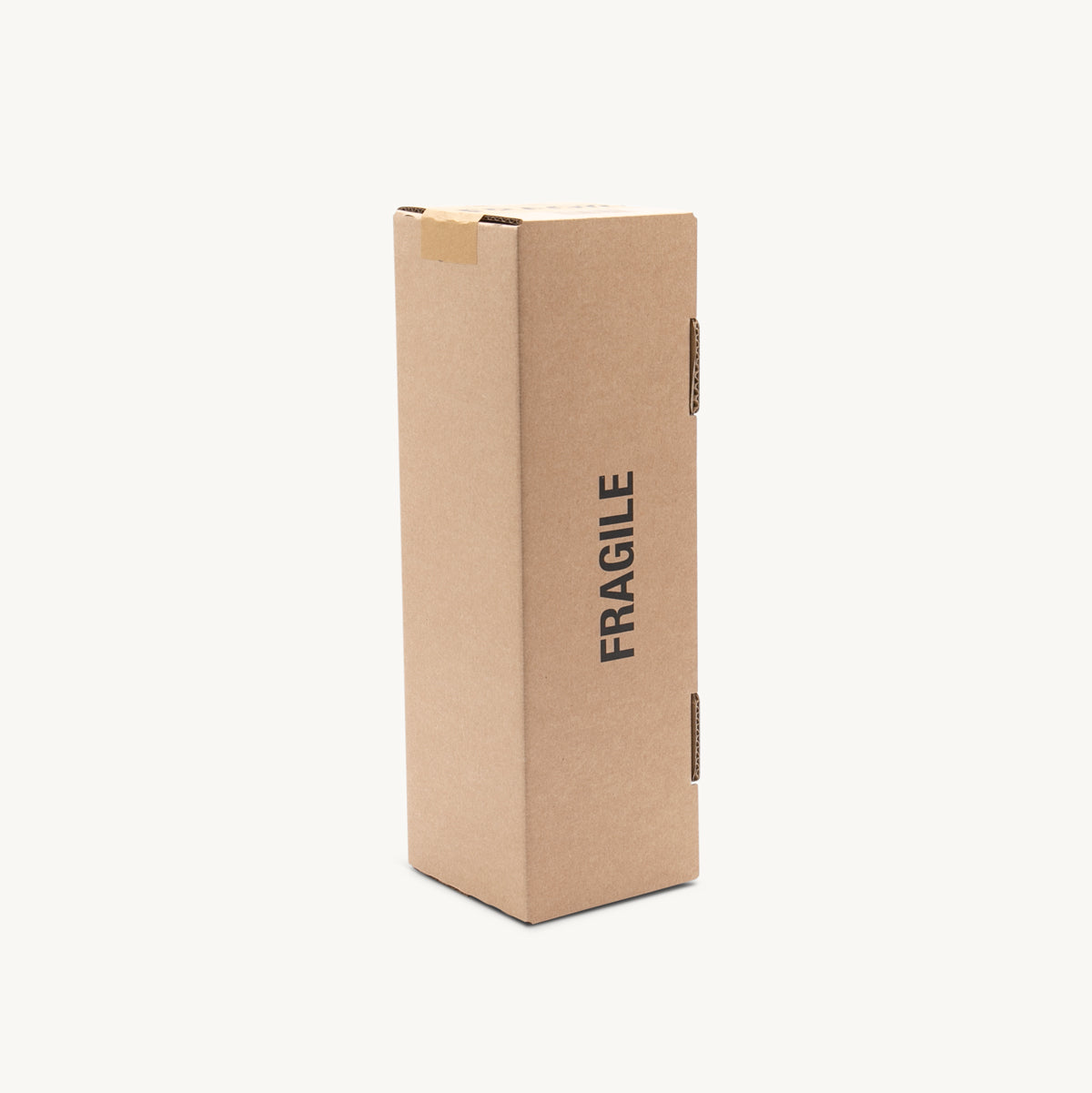 1 Bottle wrap around shipping box from thick, impact-resistant inner for bottle security.