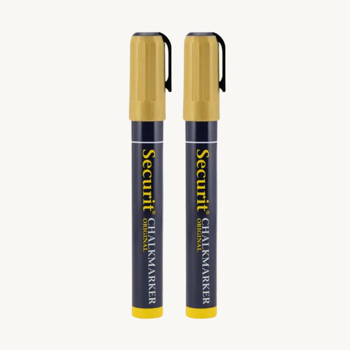 2-6mm gold liquid chalk marker - one pair.