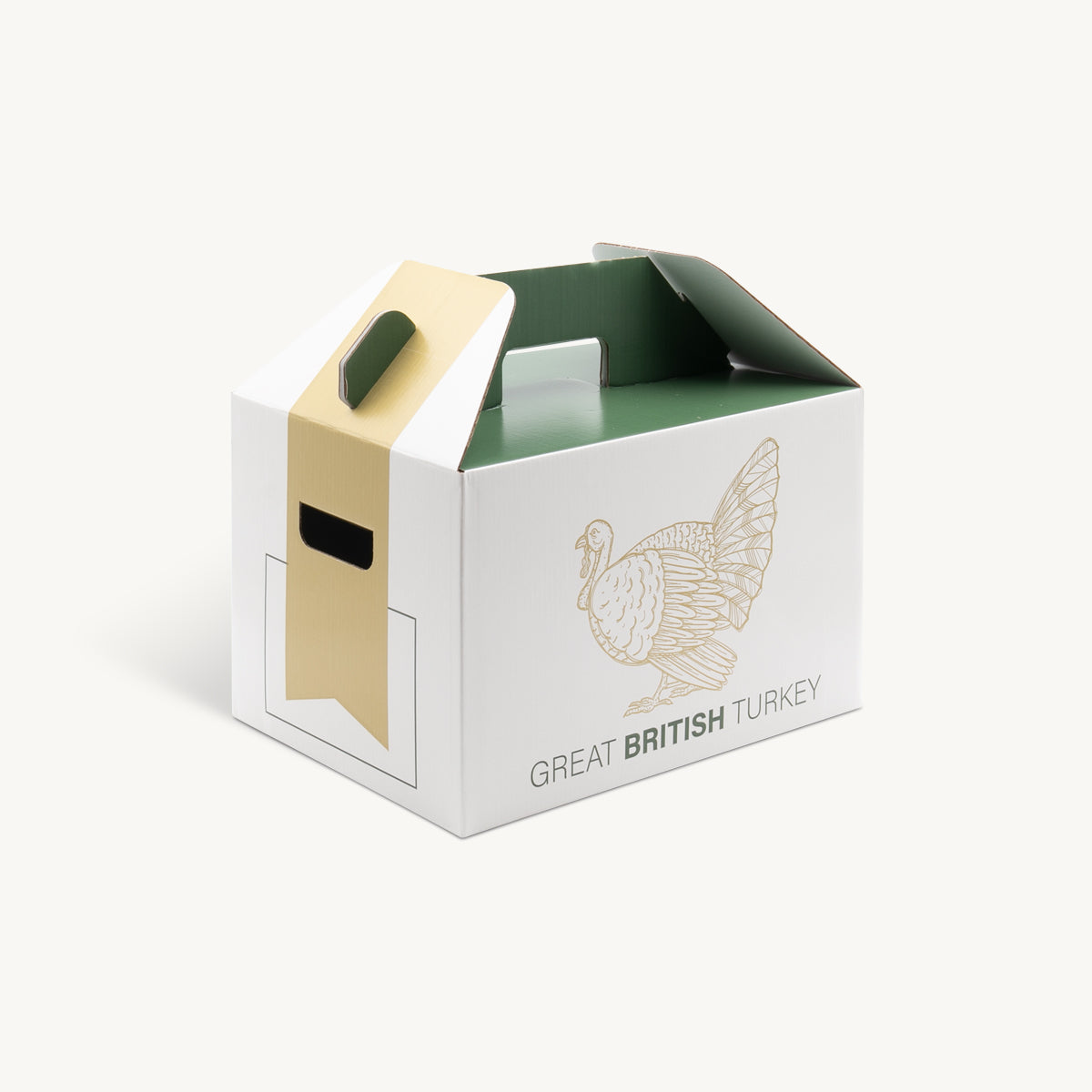 Small Great British turkey box 7kg 320mm.
