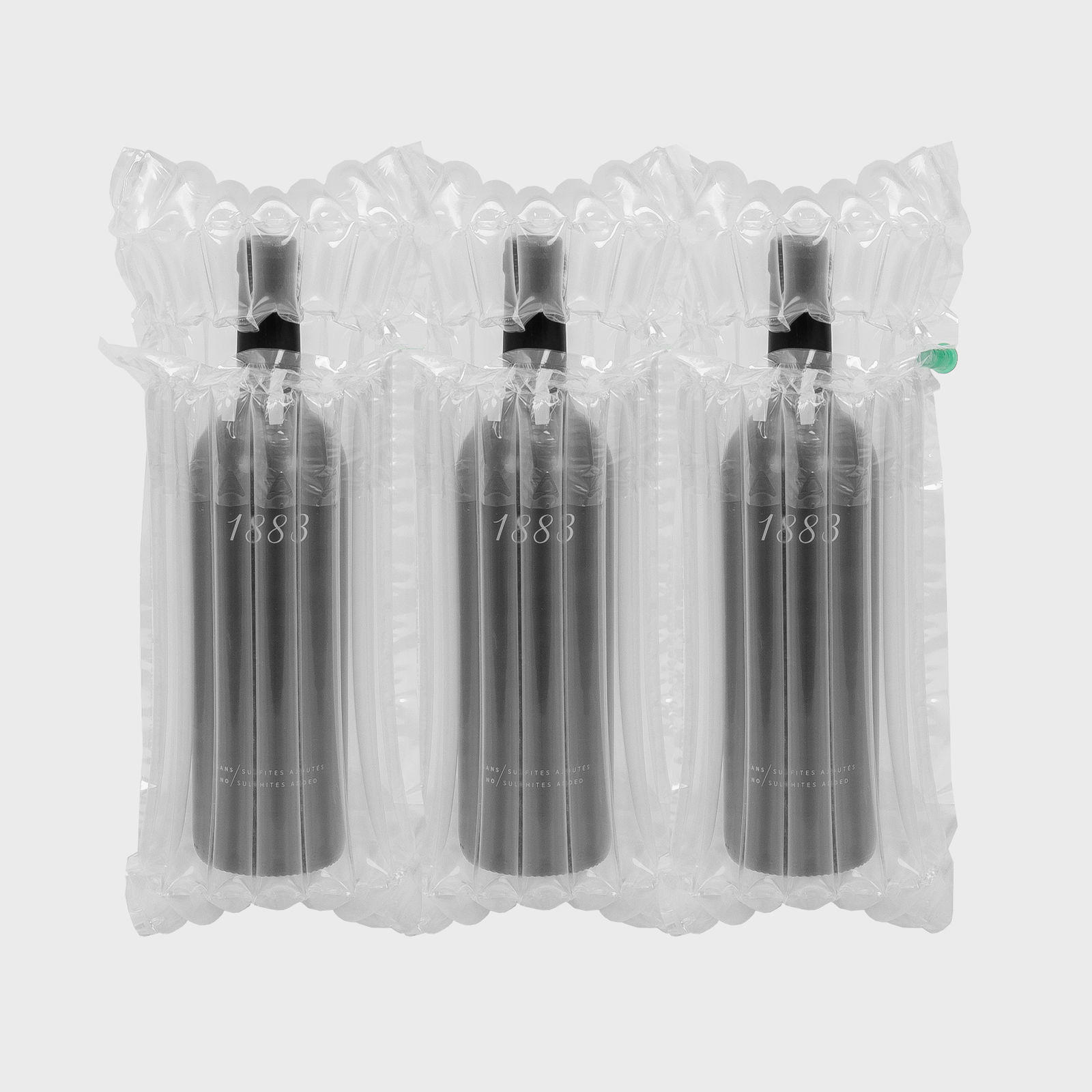 3 bottle protector Safe Air inflatable bag.