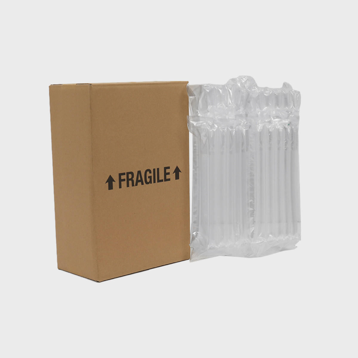 2 bottle Safe Air shipping box from thick, impact-resistant inner for bottle security.