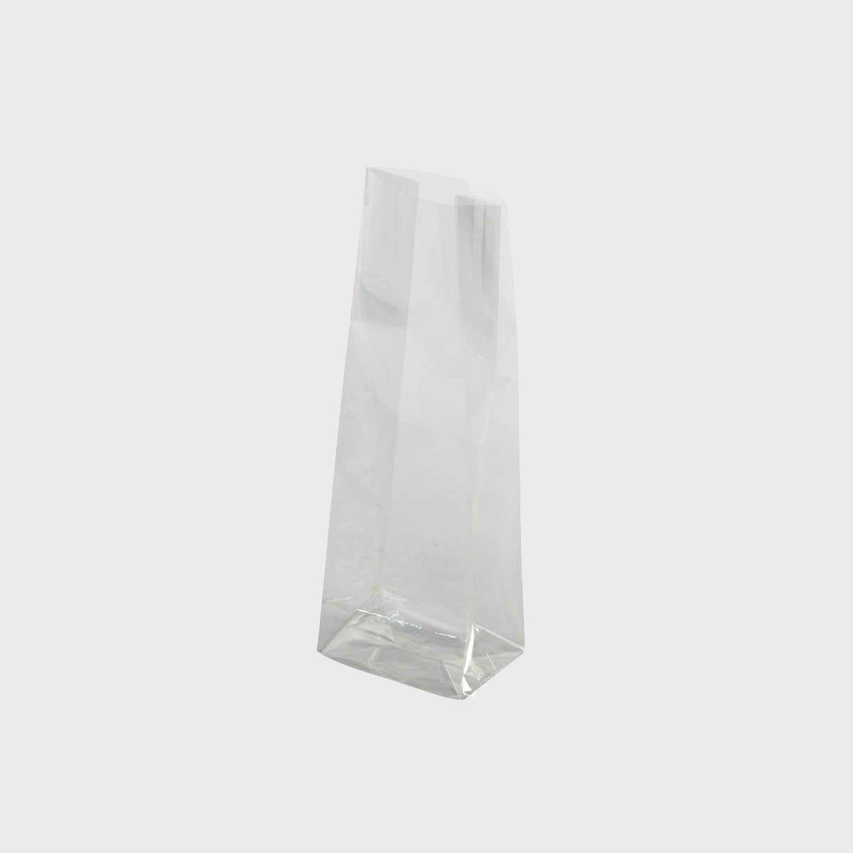 Extra small cellophane bag with gusset.