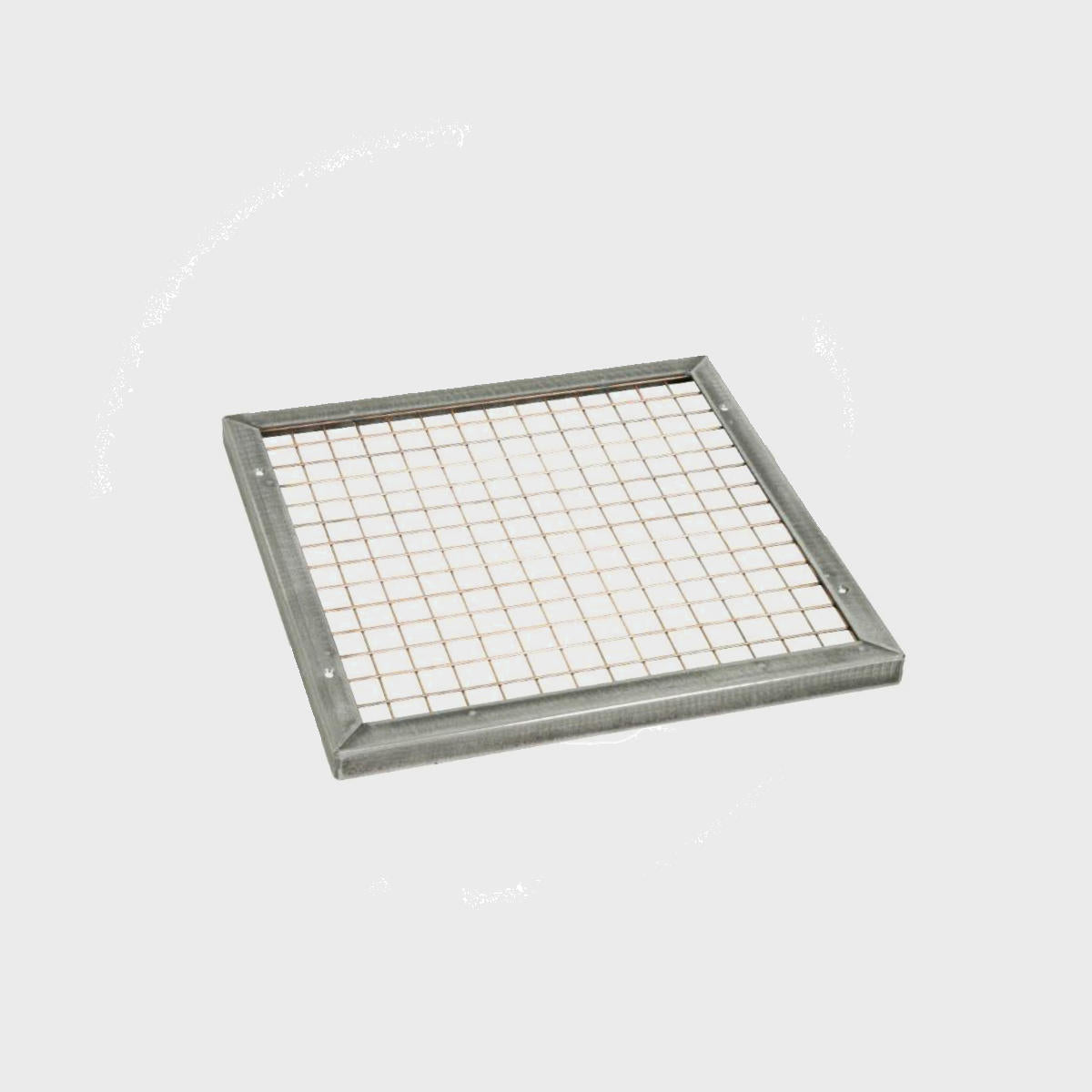 BRIX small metal flat panel 400mm featuring a heavy-duty modular geometric profile layout.