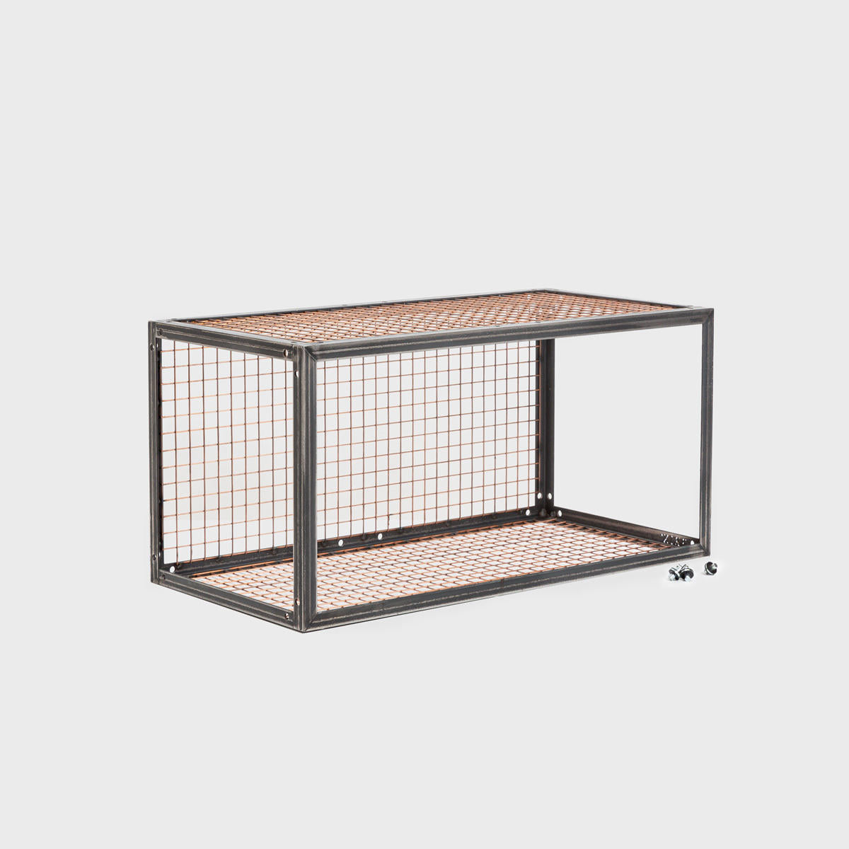 BRIX three panel wire unit 800 x 400mm featuring a heavy-duty modular geometric profile layout.