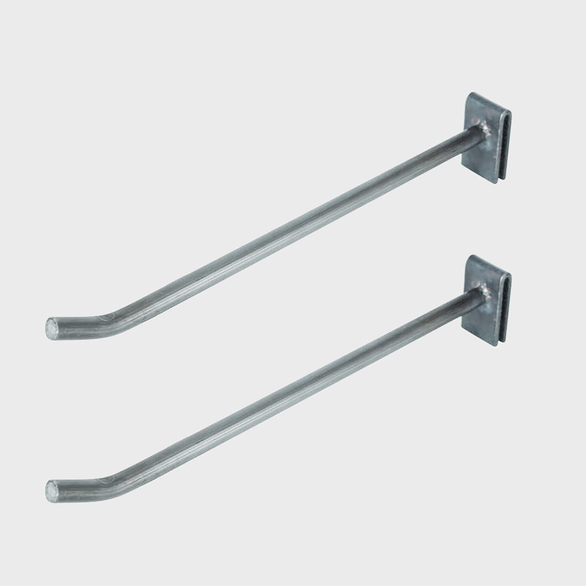 BRIX metal hook 200mm featuring a heavy-duty modular geometric profile layout.