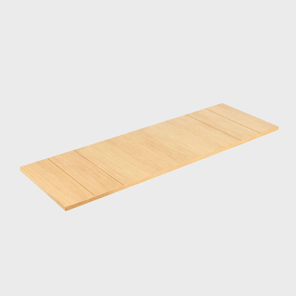 BRIX light oak top 1200 x 400mm featuring a heavy-duty modular geometric profile layout.
