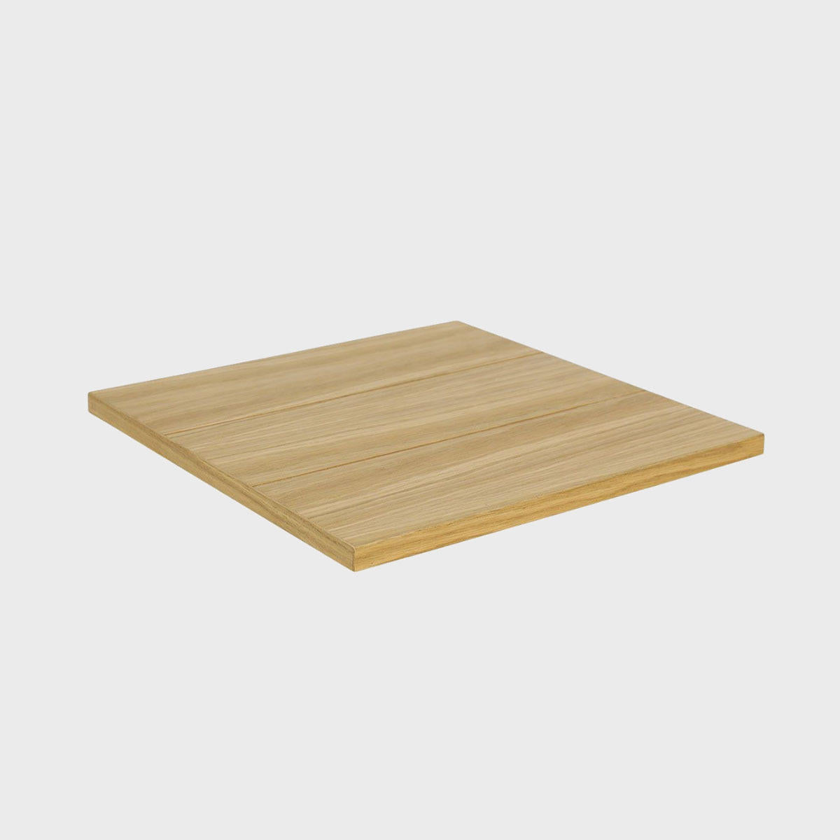 BRIX light oak top with connectors 400 x 400mm featuring a heavy-duty modular geometric profile layout.
