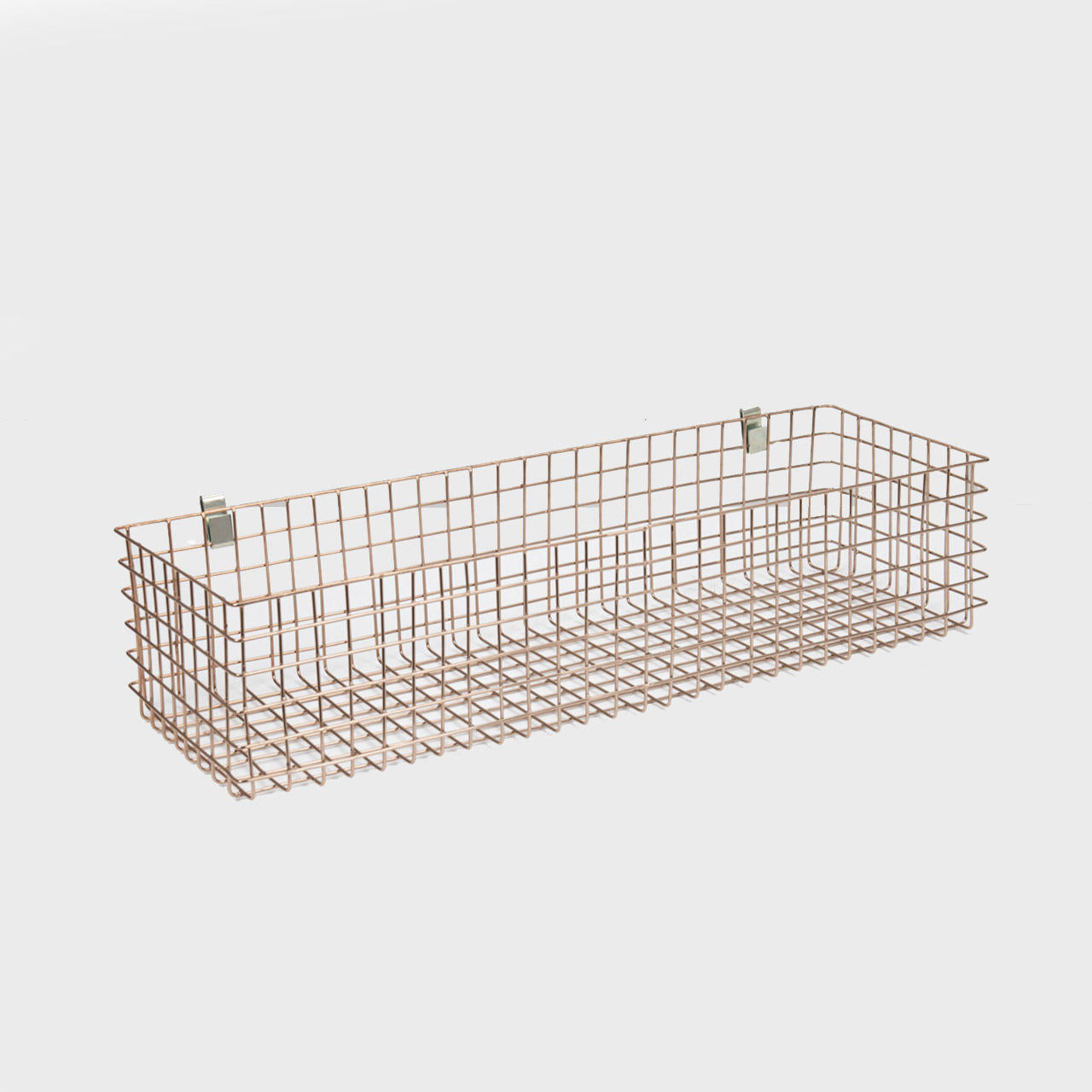 BRIX deep copper wire basket featuring a heavy-duty modular geometric profile layout.