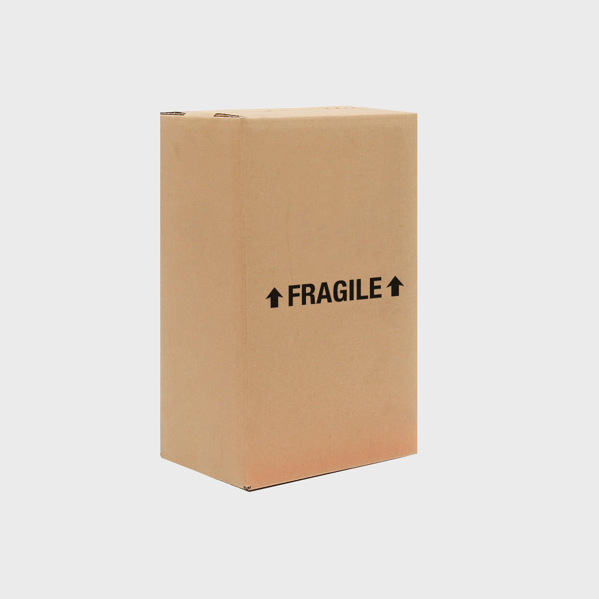 6 beer bottle box protective outer made from robust corrugated cardboard for shock absorption.