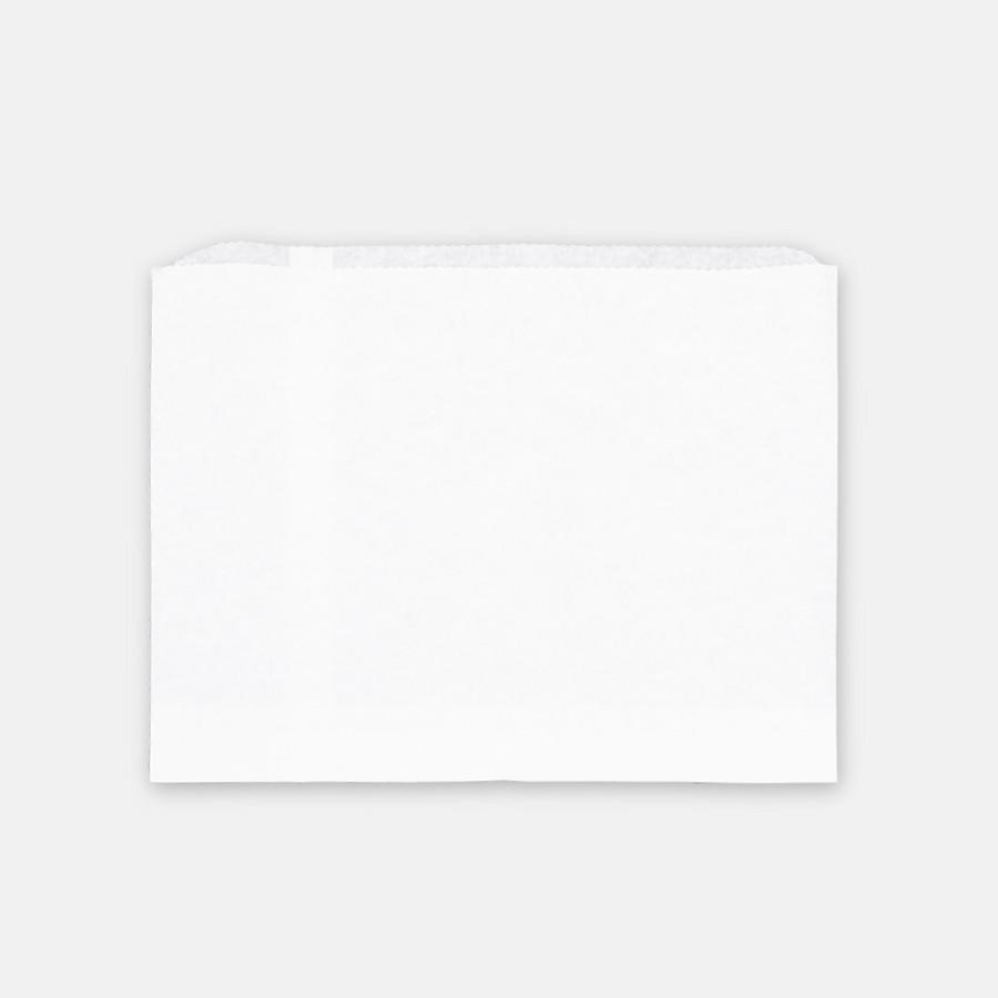 White greaseproof counter bag 8x8".