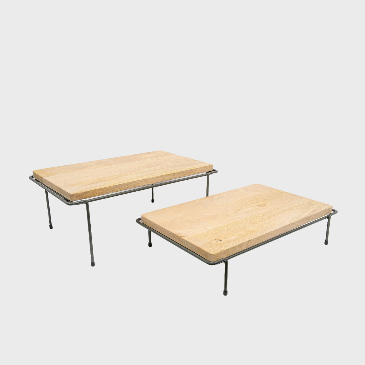 Matlock GN1/1 riser with mango board designed to add functional height and dimension.