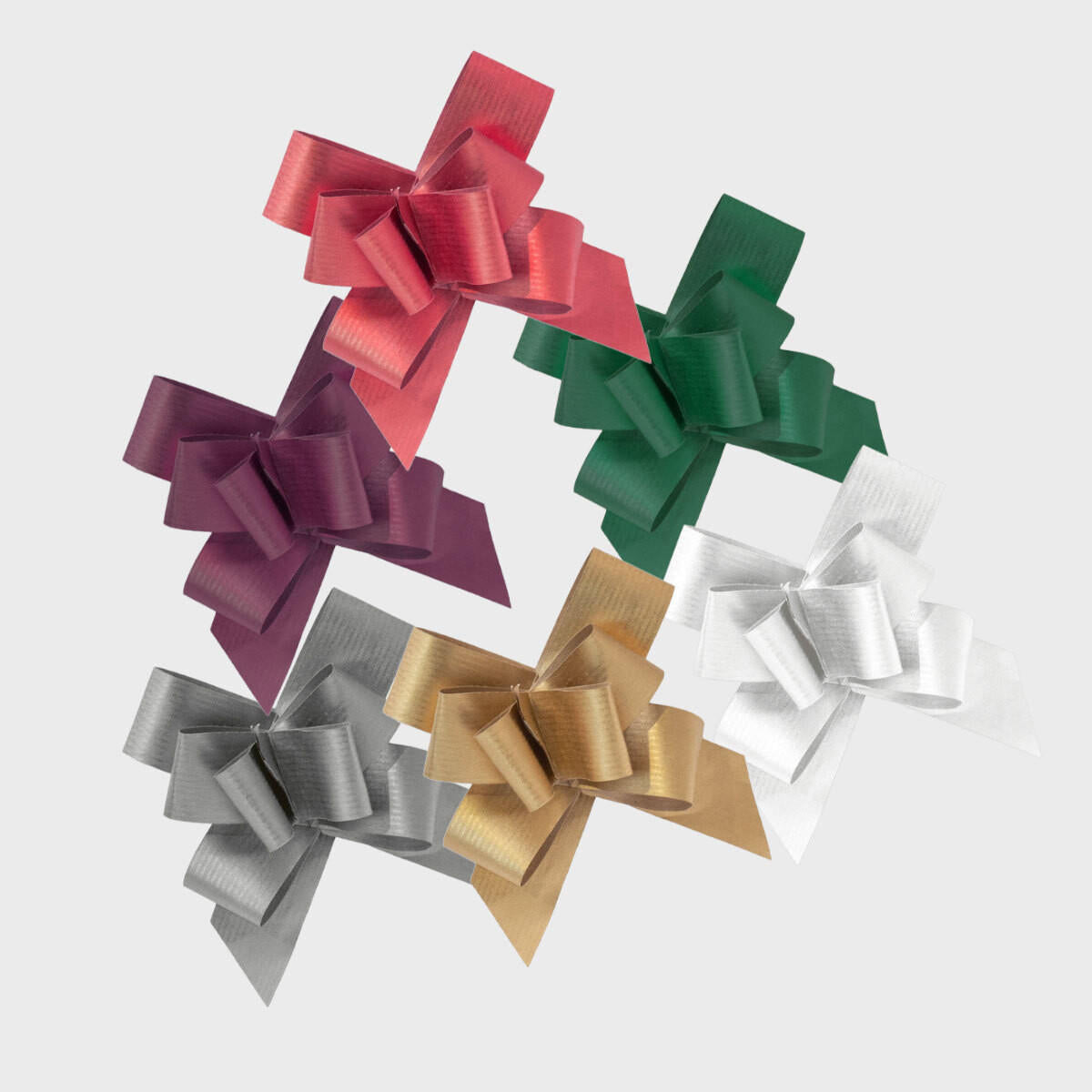 120mm Premium pull bow with a high-quality finish used as a decorative accent.
