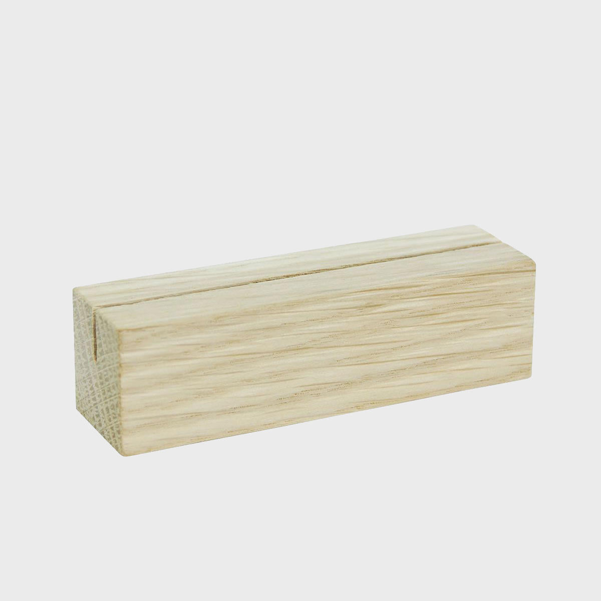 75mm Oak card holder.