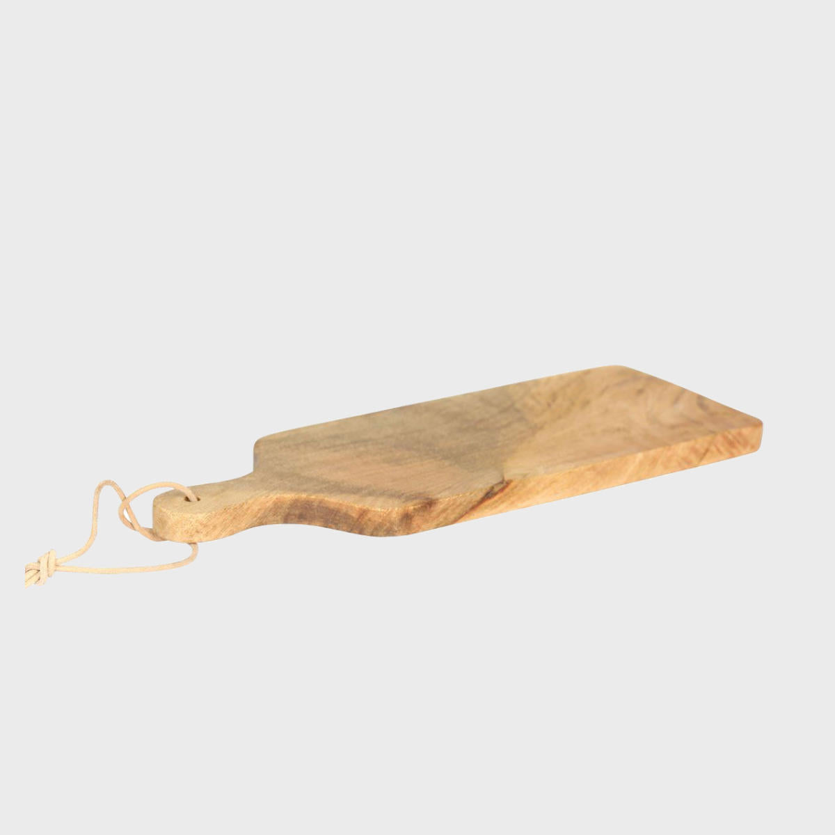 Parry small mango wood serving board crafted from durable hardwood with natural grain detail.
