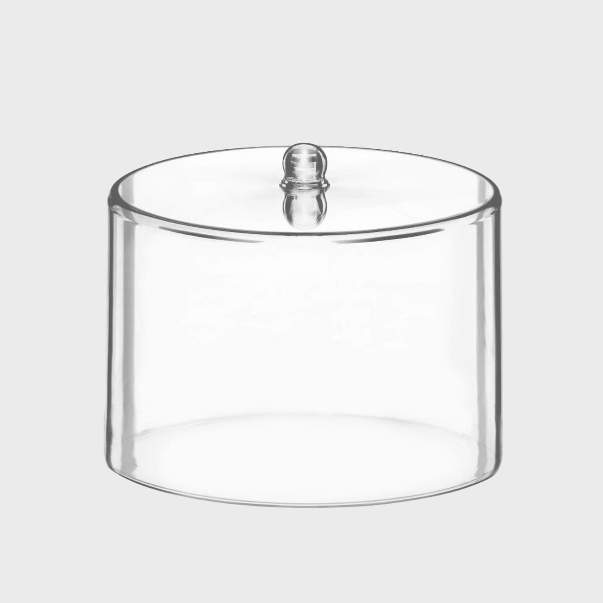 245mm high flat topped cake dome without base.