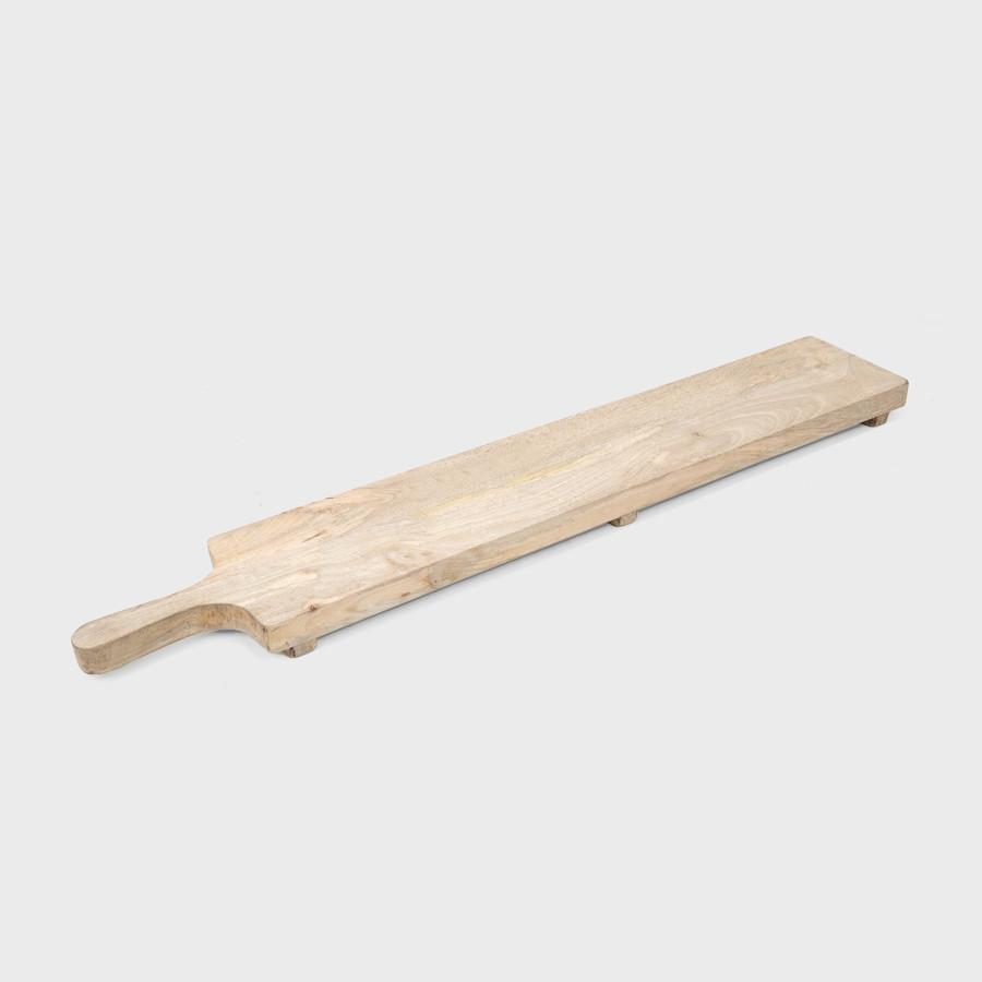 Oversized wooden charcuterie board.