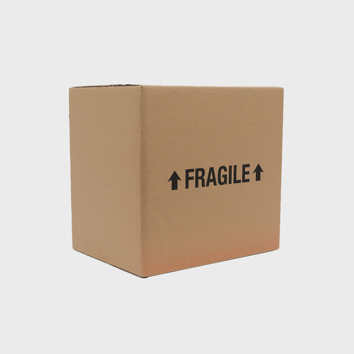 12 bottle front opening box protective outer made from robust corrugated cardboard for shock absorption.