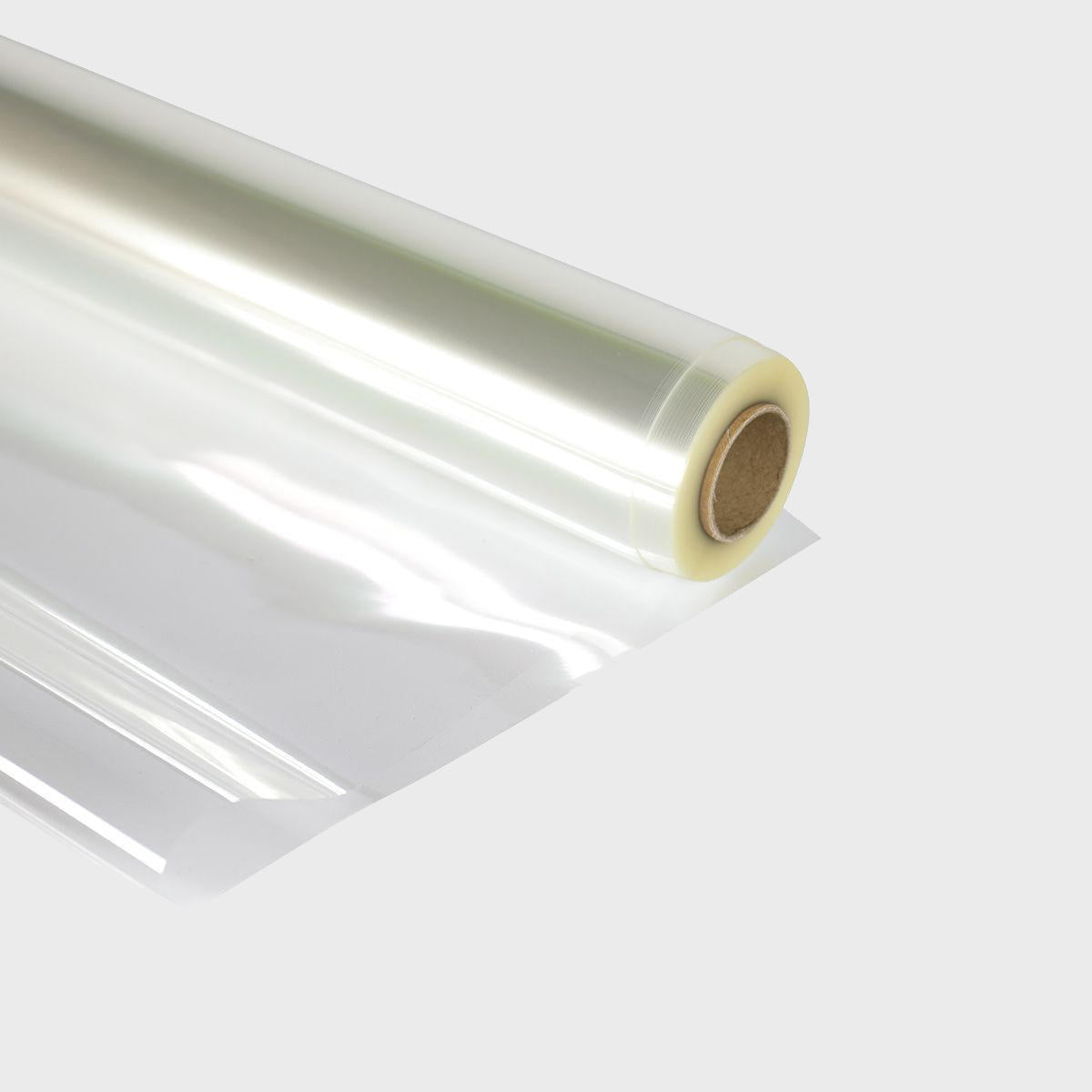 Compostable clear gift wrap 50m roll - 800mm Wide.