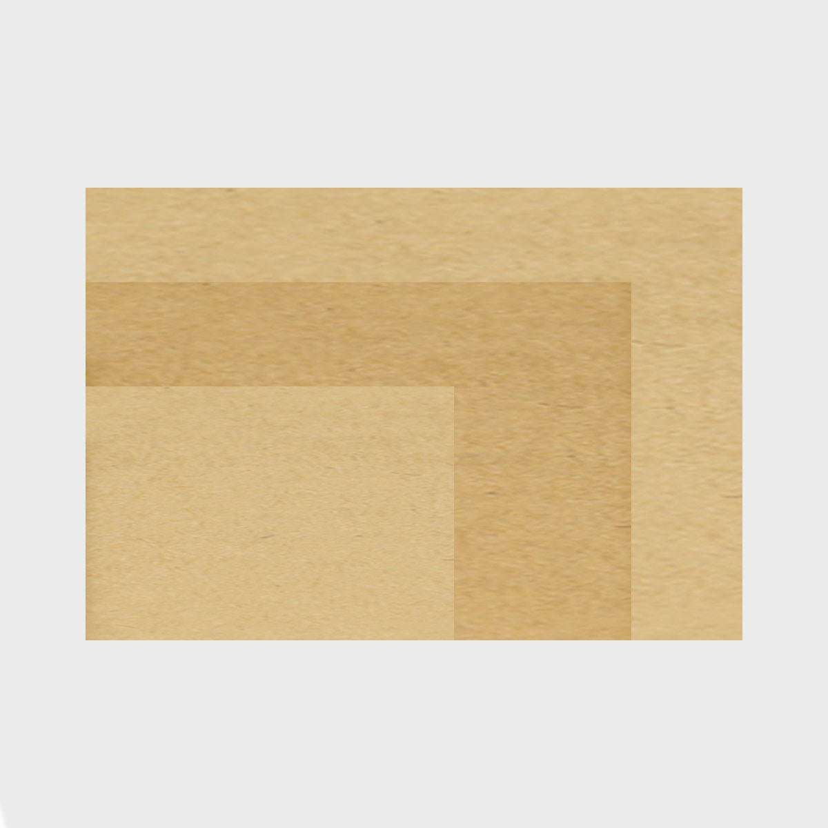 Kraft card signage tags with a clean surface for visible retail messaging.
