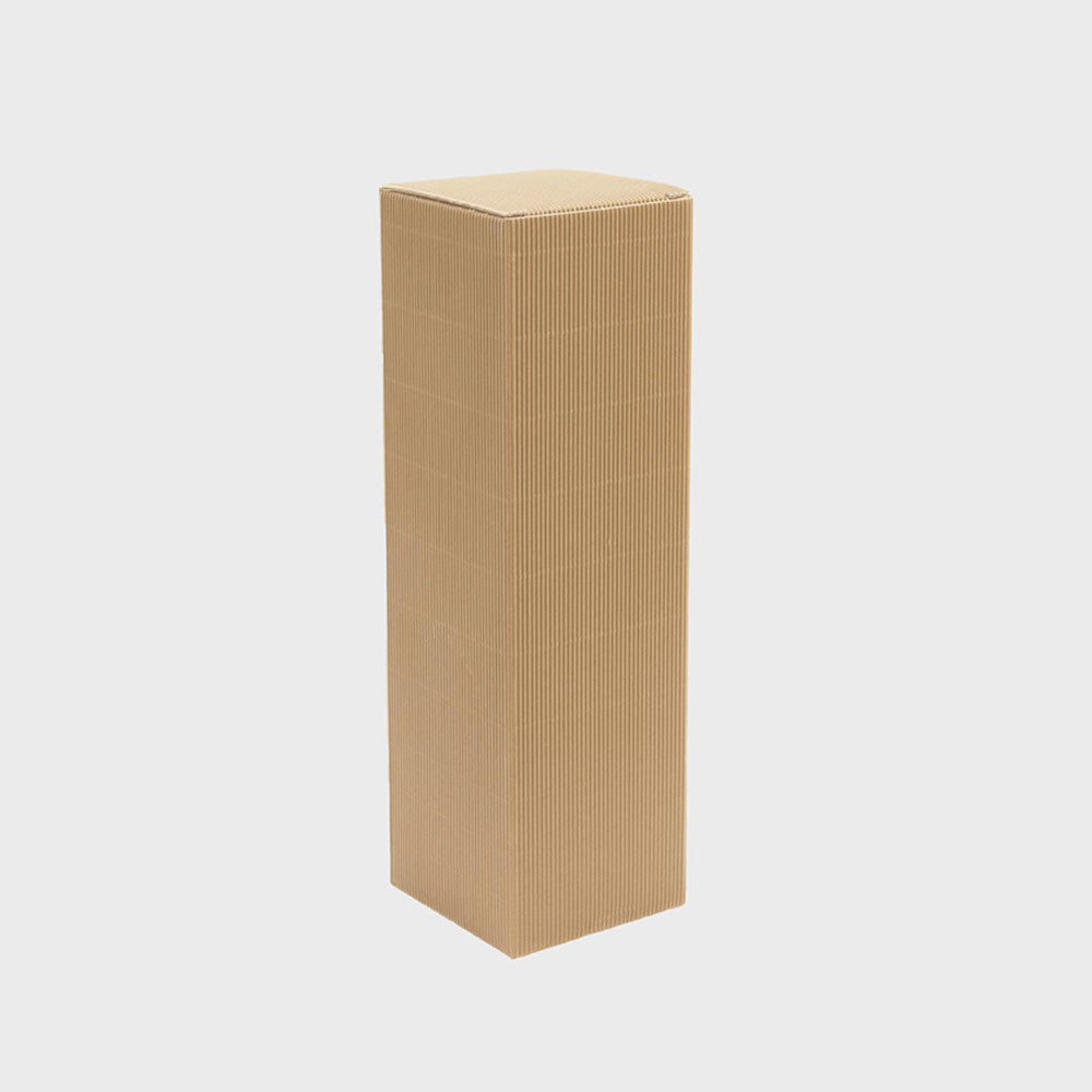 1 Bottle top opening fluted card Bottle box.