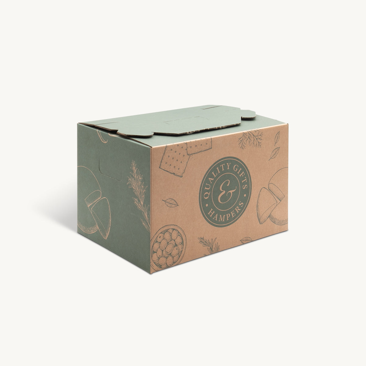 Small Deli Hamper Turkey Box 7kg 320mm.