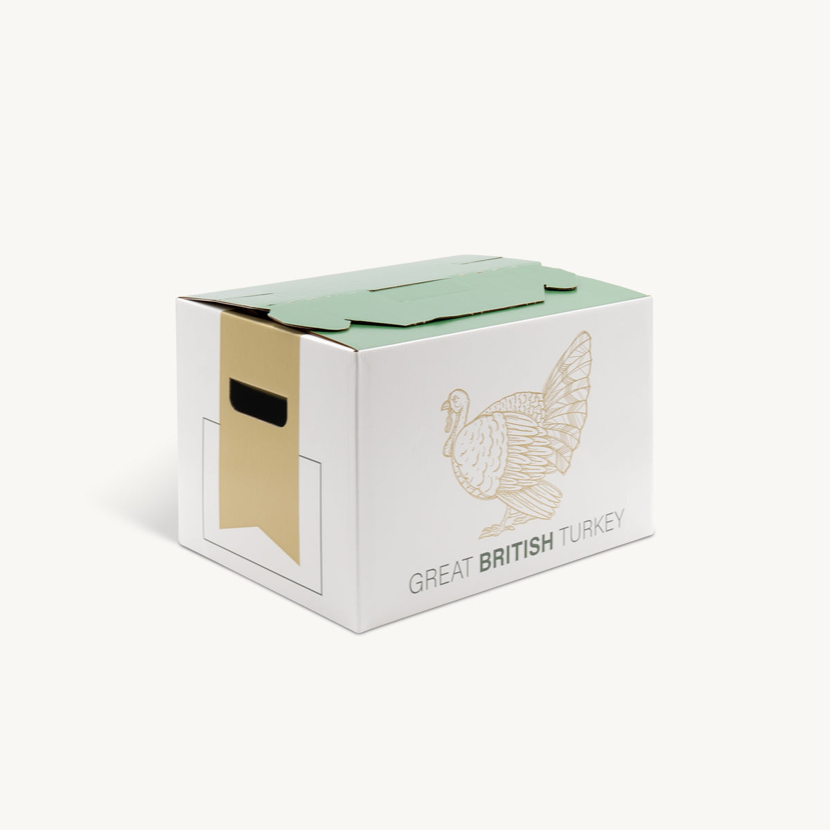 Small Great British turkey box 7kg 320mm.