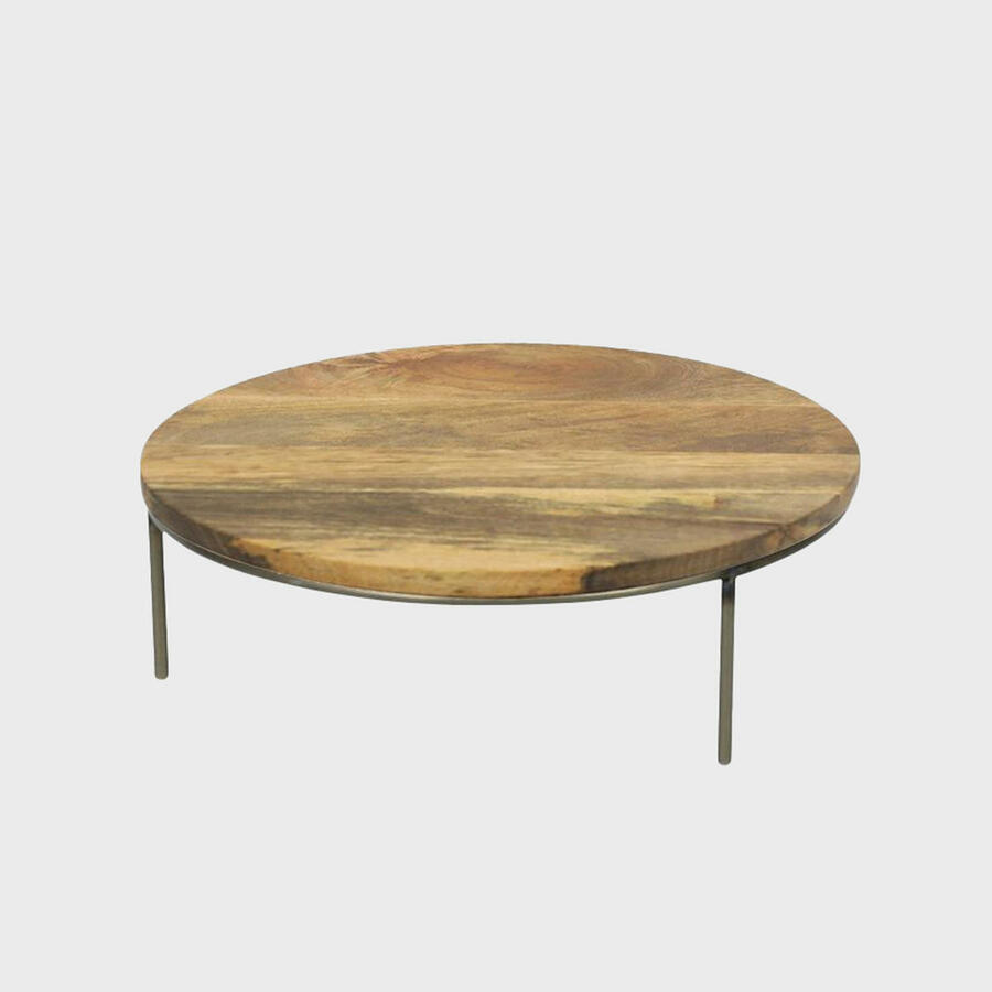 Matlock countertop stand with mango wood board.