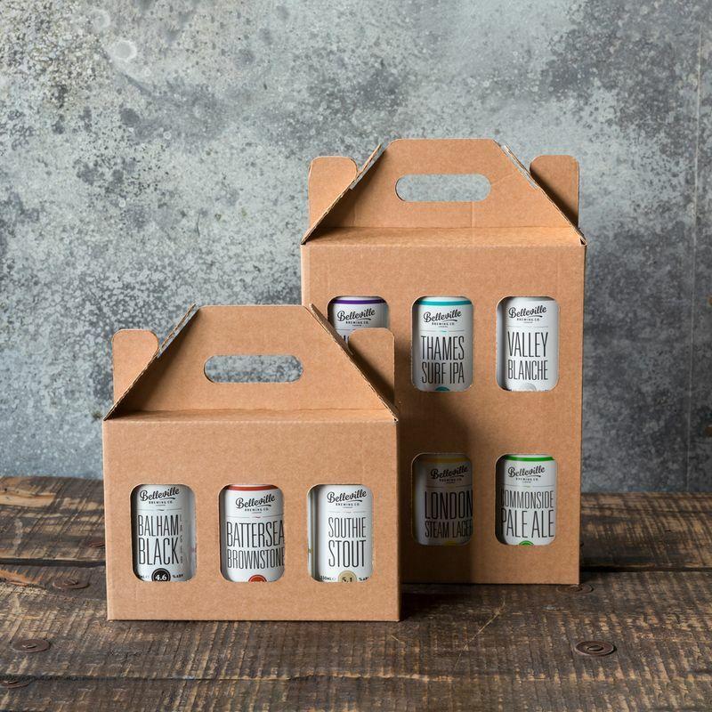 330ml Can gift box from high-density rigid paperboard.
