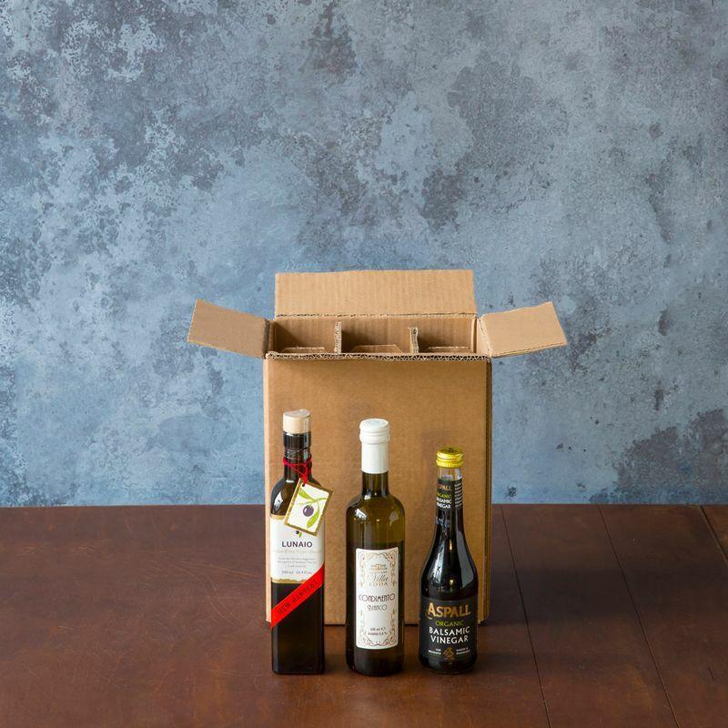 6 beer bottle budget shipping box from thick, impact-resistant inner for bottle security.