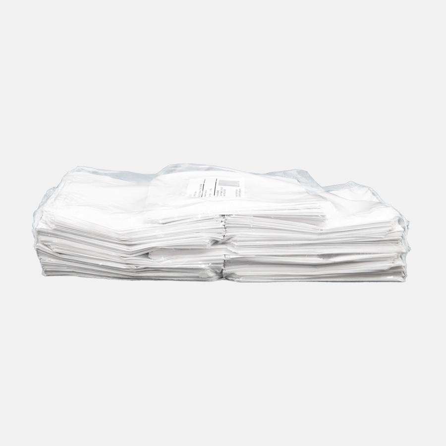 White greaseproof counter bag 8x8".