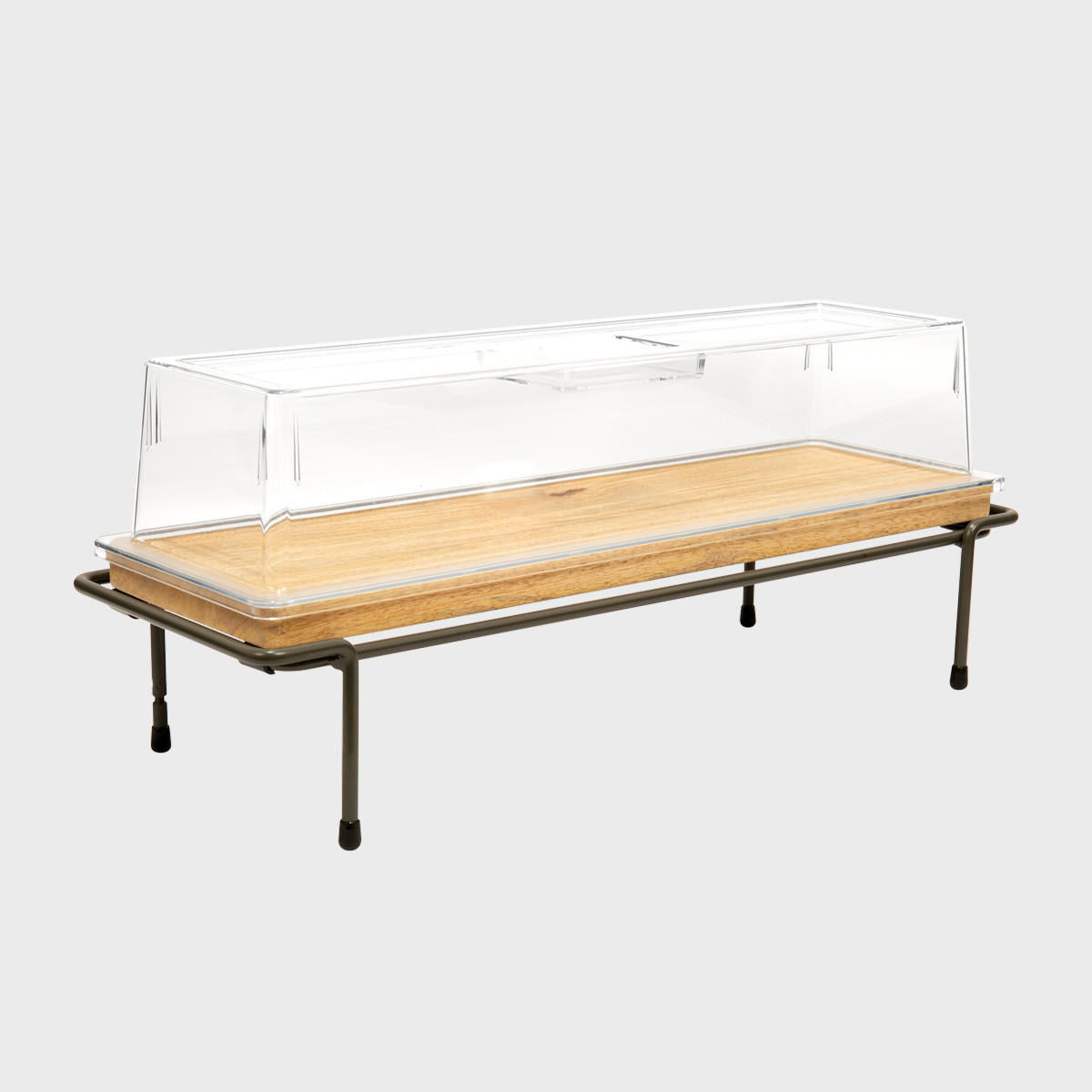 Matlock GN2/4 riser with mango board designed to add functional height and dimension.