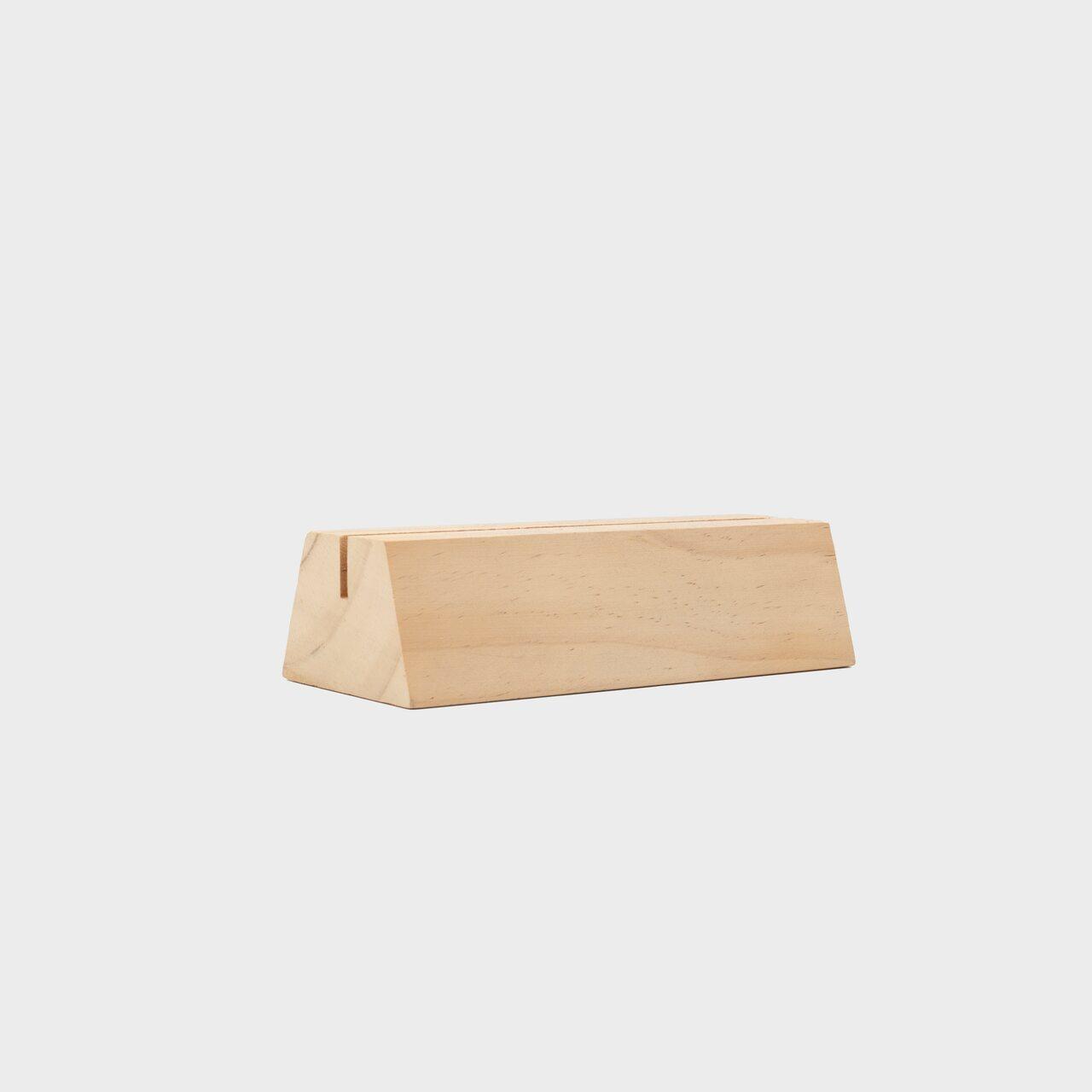 Pine chalkboard stand - 3mm slot with a clean surface for visible retail messaging.