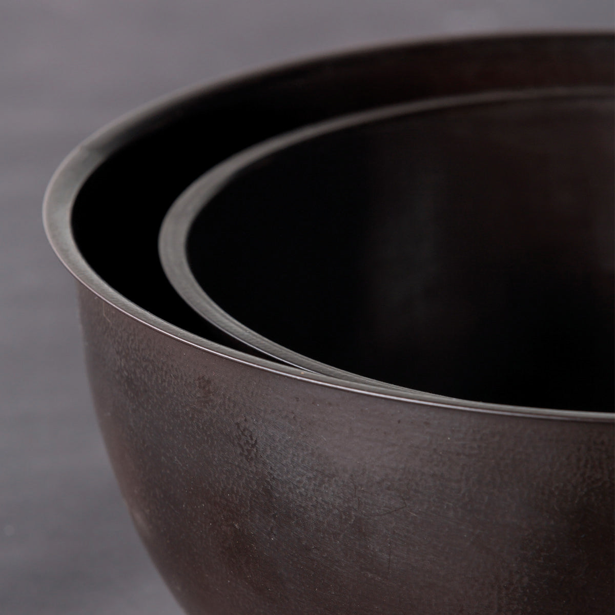 Kelso matte black bowl.