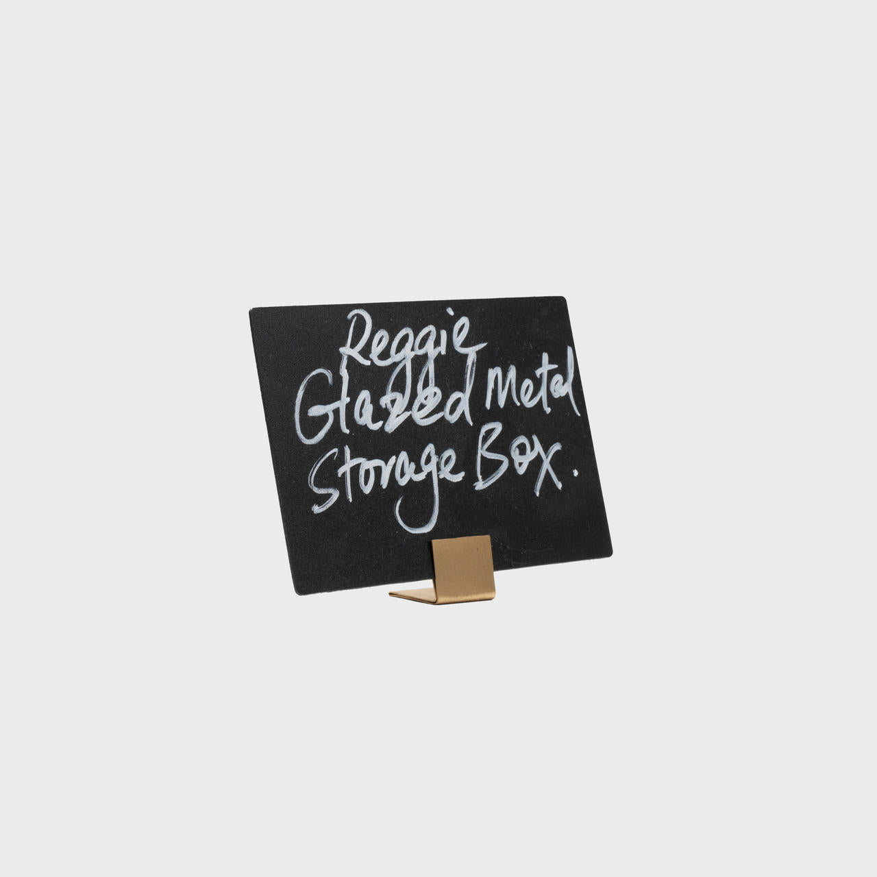 Universal small brass ticket stand.