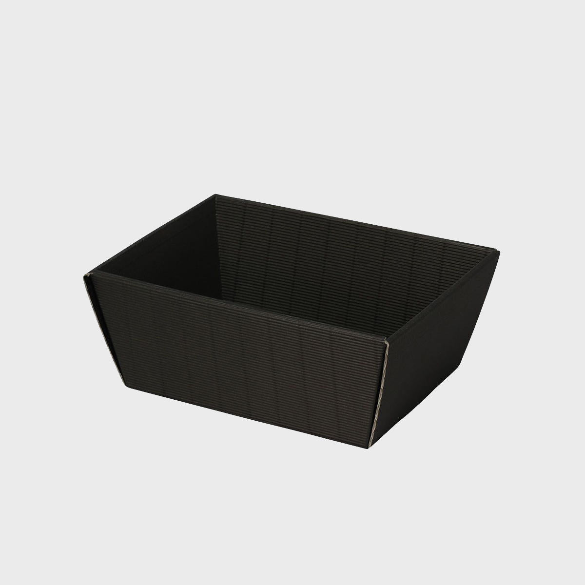 Small fluted card tray with structured, low-profile walls and open-top design.
